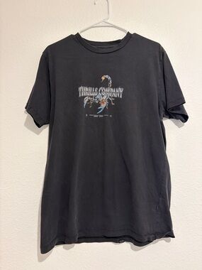 Thrills Company black scorpion oversized graphic tshirt